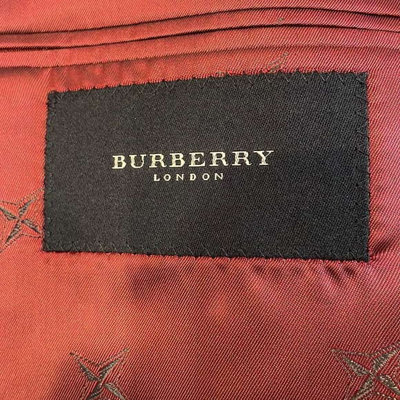 BURBERRY Mens Wool Sport Coat BLACK / 46L - Picture 2 of 11